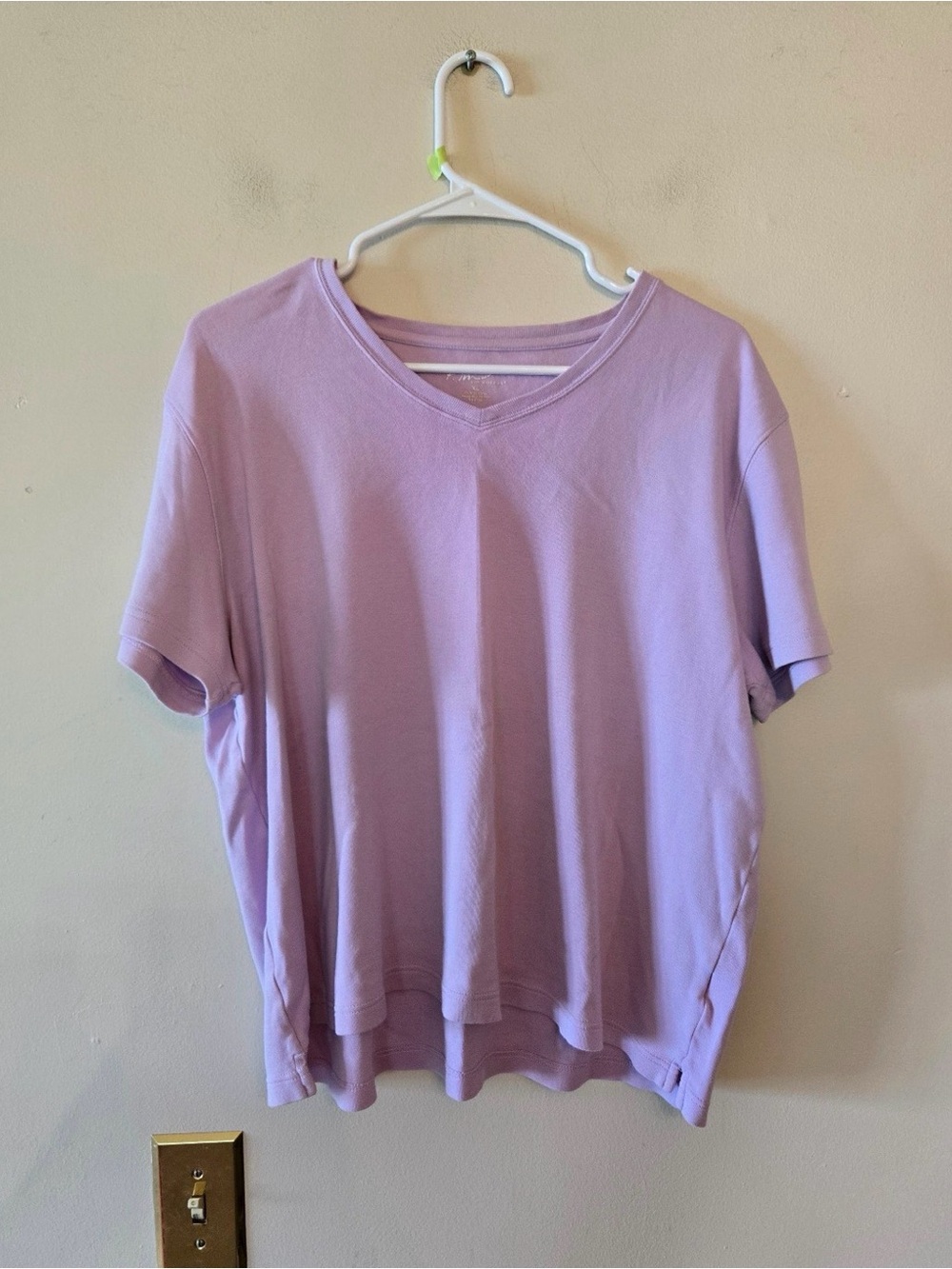 Kim rogers purple v neck shirt size womens xl